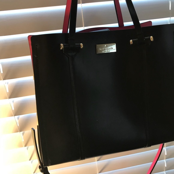 kate spade Handbags - Kate spade black and pink bag